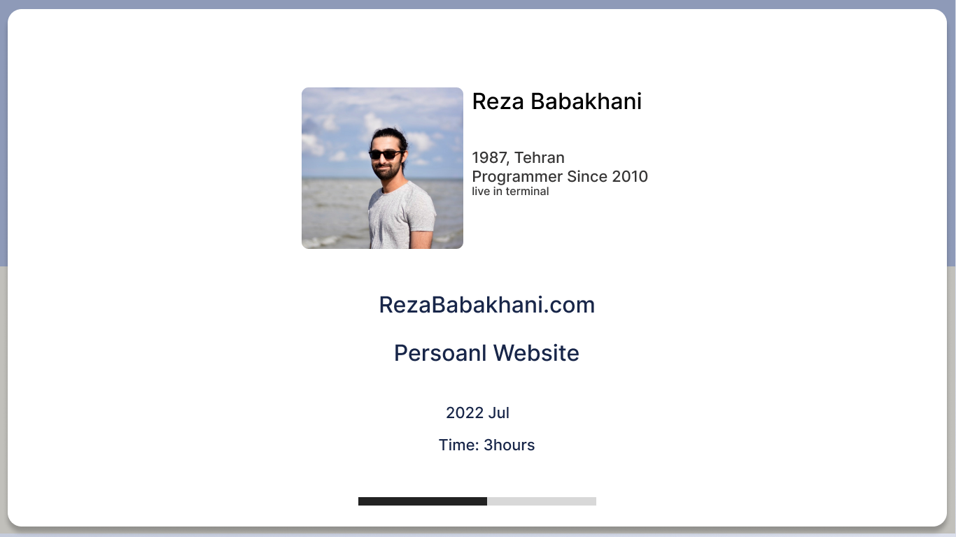 rezababakhani.com